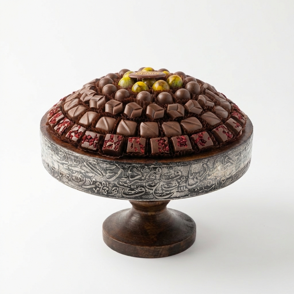 U19 صينية ستاند حروف كبير دائرى بقاعدة 870 جم